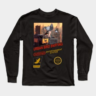 Urban Bird Sniffing Long Sleeve T-Shirt